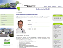 Tablet Screenshot of medizin2.klinikum-neumarkt.de